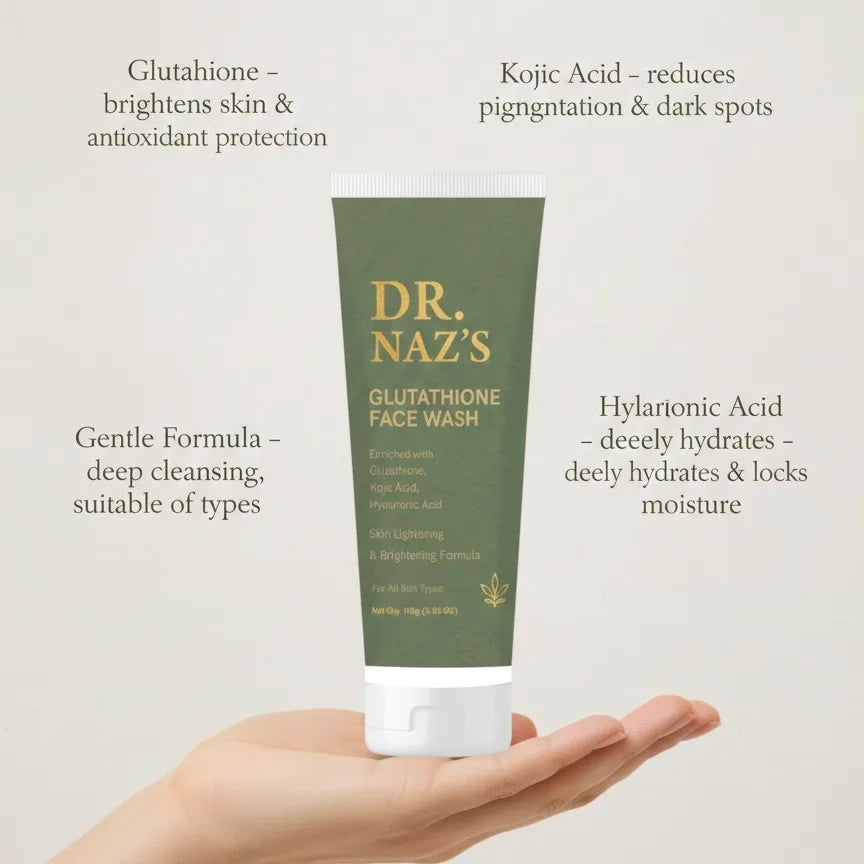 Dr. Naz's Glutathione Face Wash Dr Nazs Skincare Dr. Naz's Glutathione Face Wash Dr Nazs Skincare